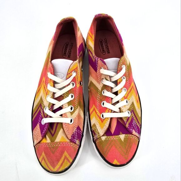 Coverse x Missoni Women's Low Top  Sneakers Size 5 - Picture 2 of 9
